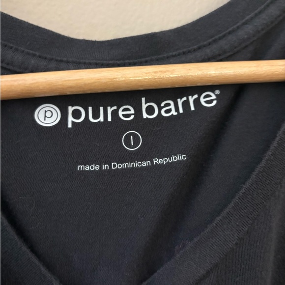 Pure Barre | Large Charcoal Dark Gray Cotton Blend Christmas Tank Top - Picture 2 of 4